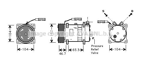 AVA QUALITY COOLING kompresorius, oro kondicionierius MNK048